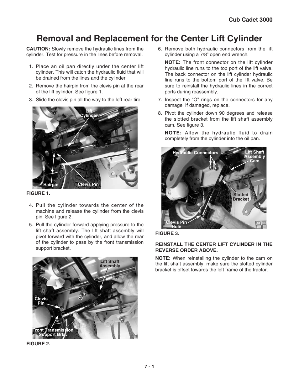 Cub Cadet 3000 Series User Manual | Page 53 / 133