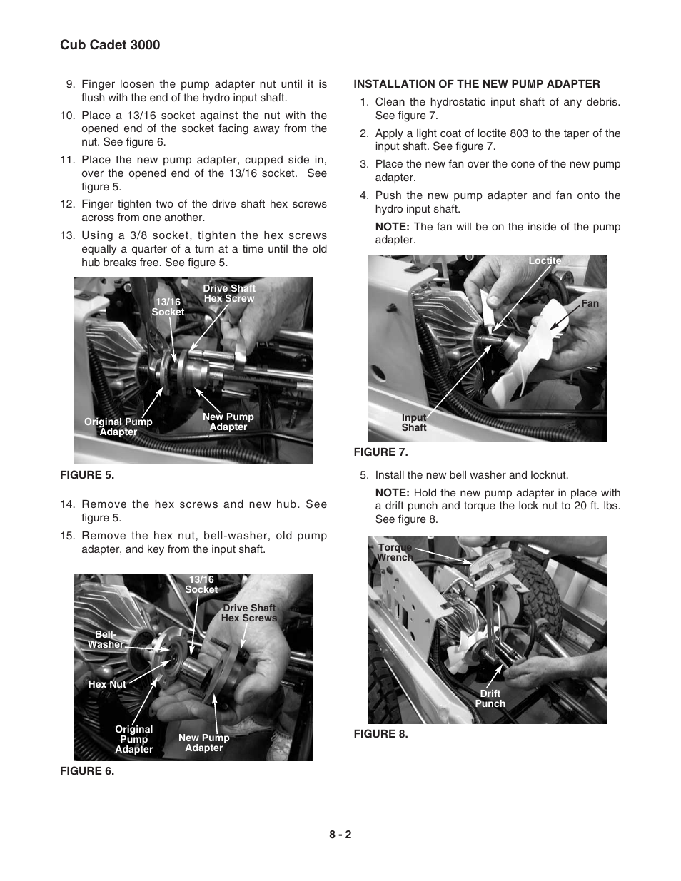 Cub Cadet 3000 Series User Manual | Page 56 / 133