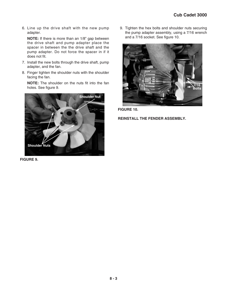 Cub Cadet 3000 Series User Manual | Page 57 / 133