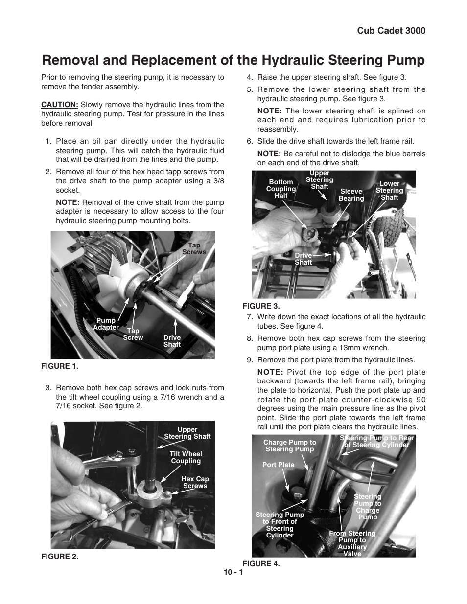 Cub Cadet 3000 Series User Manual | Page 63 / 133