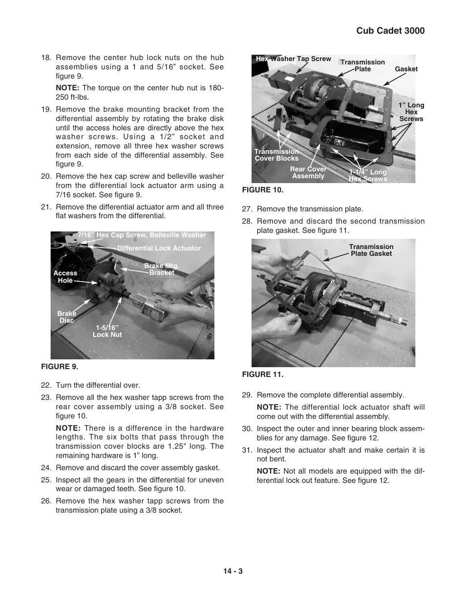 Cub Cadet 3000 Series User Manual | Page 75 / 133