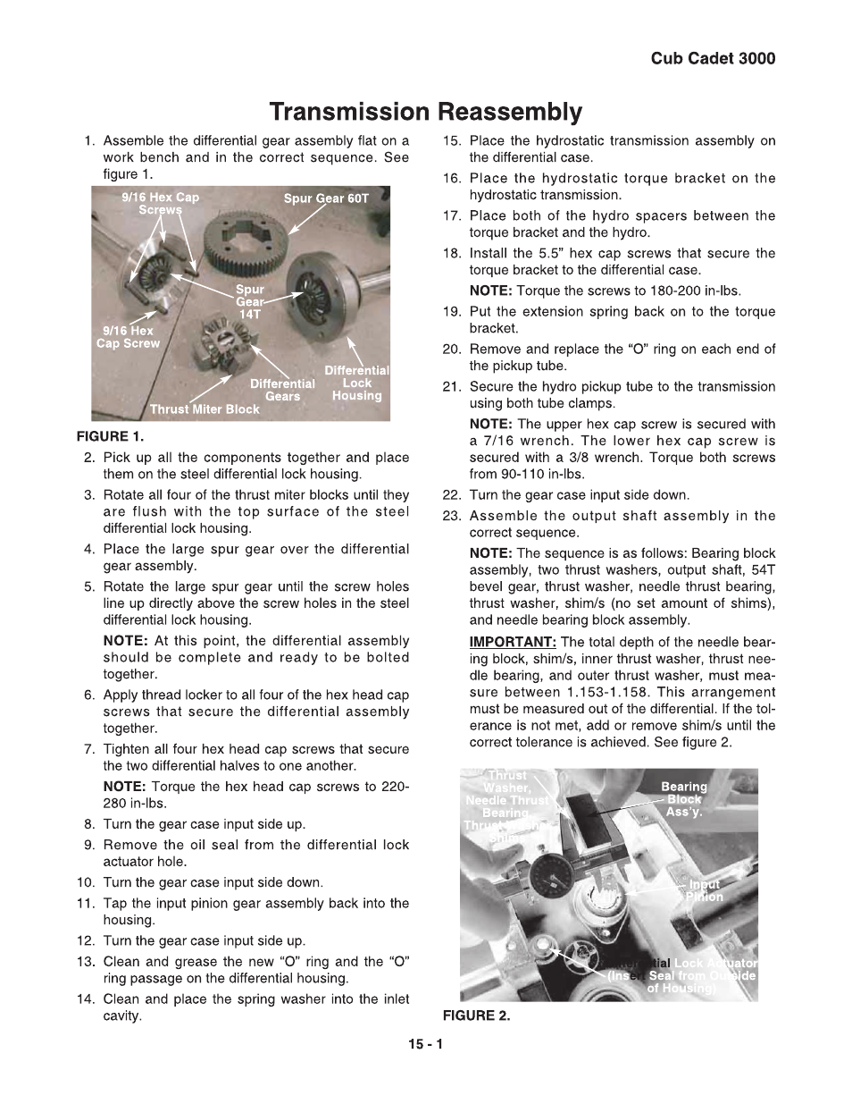 Cub Cadet 3000 Series User Manual | Page 77 / 133