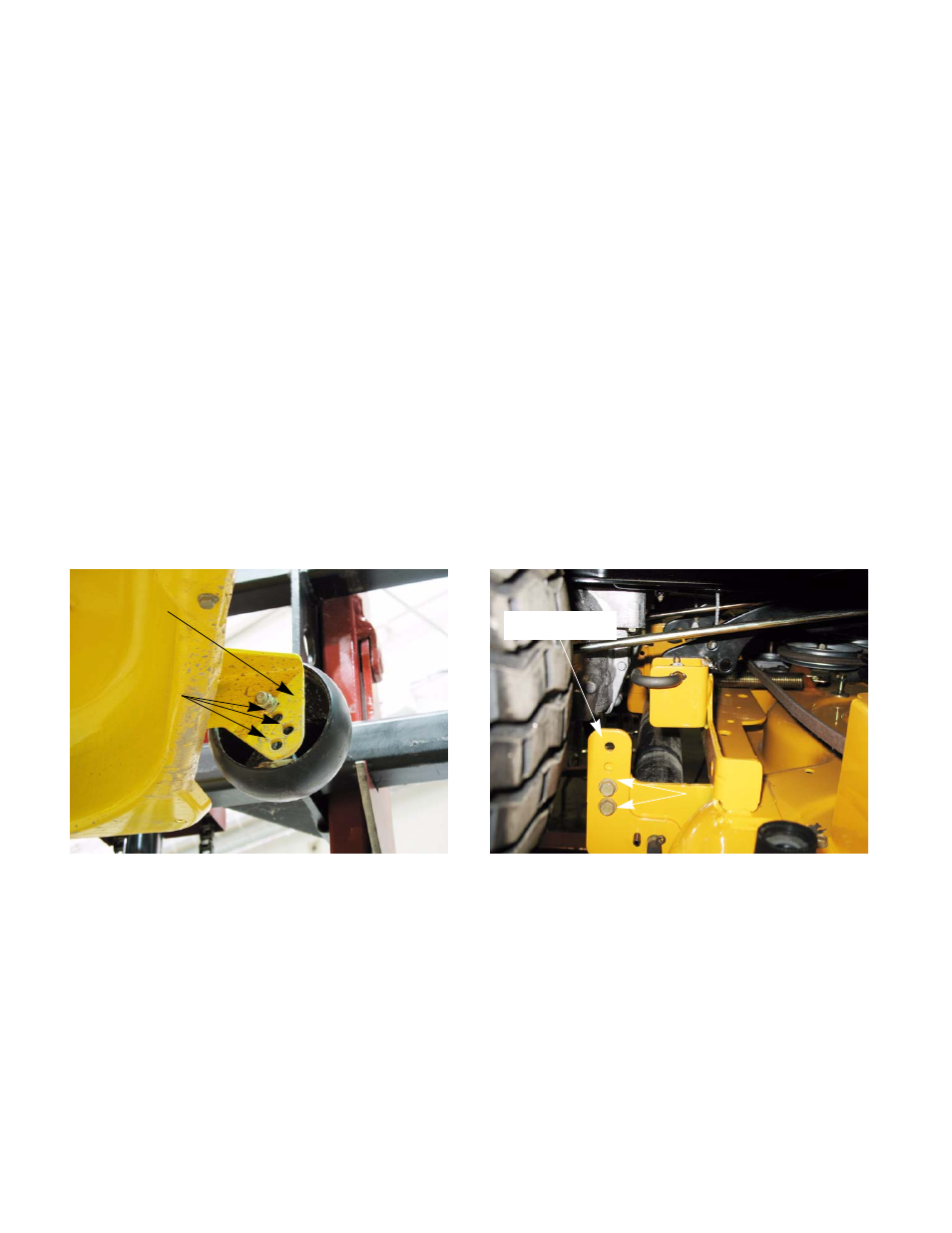Deck gauge wheel adjustment, Deck rear roller adjustment, 46" deck only | Cub Cadet ISeries User Manual | Page 158 / 168