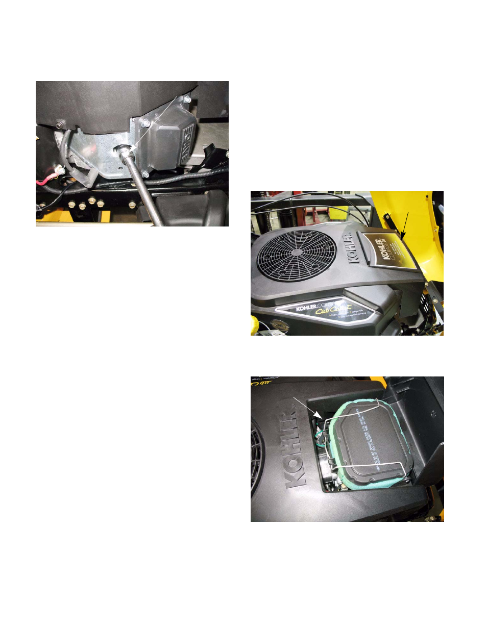 Air filter and foam pre cleaner | Cub Cadet ISeries User Manual | Page 164 / 168