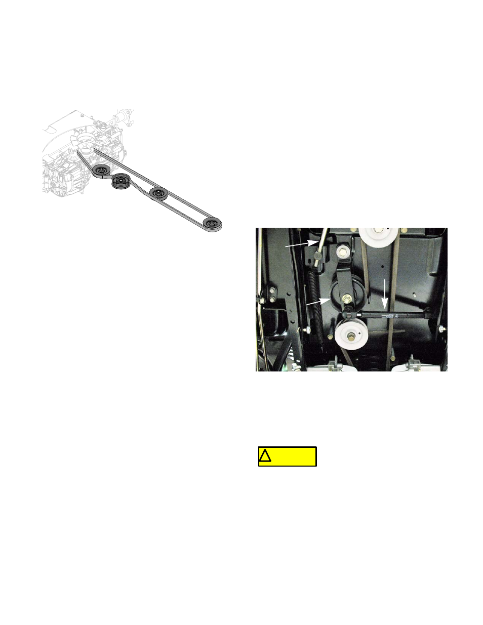 Belt adjustment | Cub Cadet ISeries User Manual | Page 41 / 168