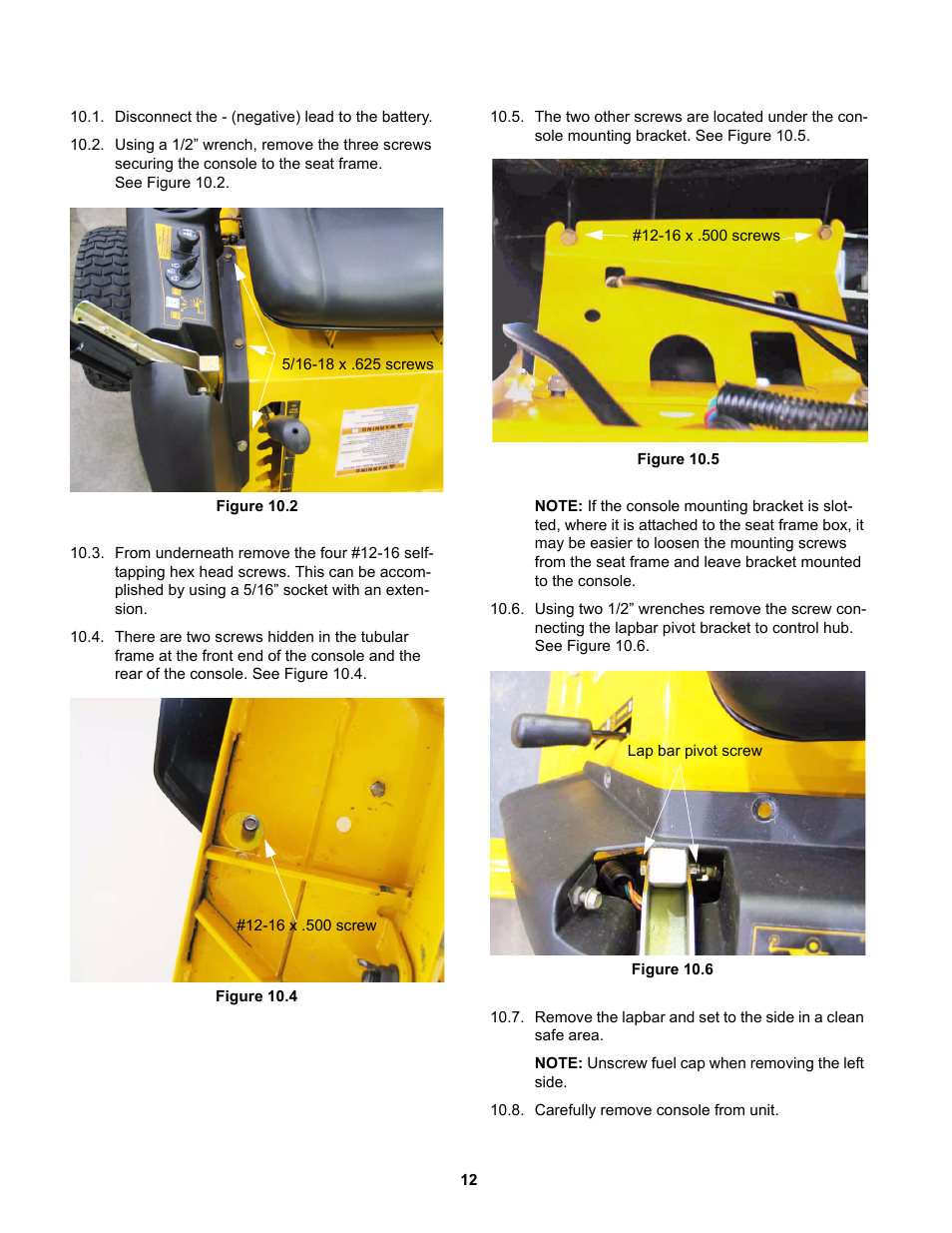 Cub Cadet RZT 22 User Manual | Page 16 / 30