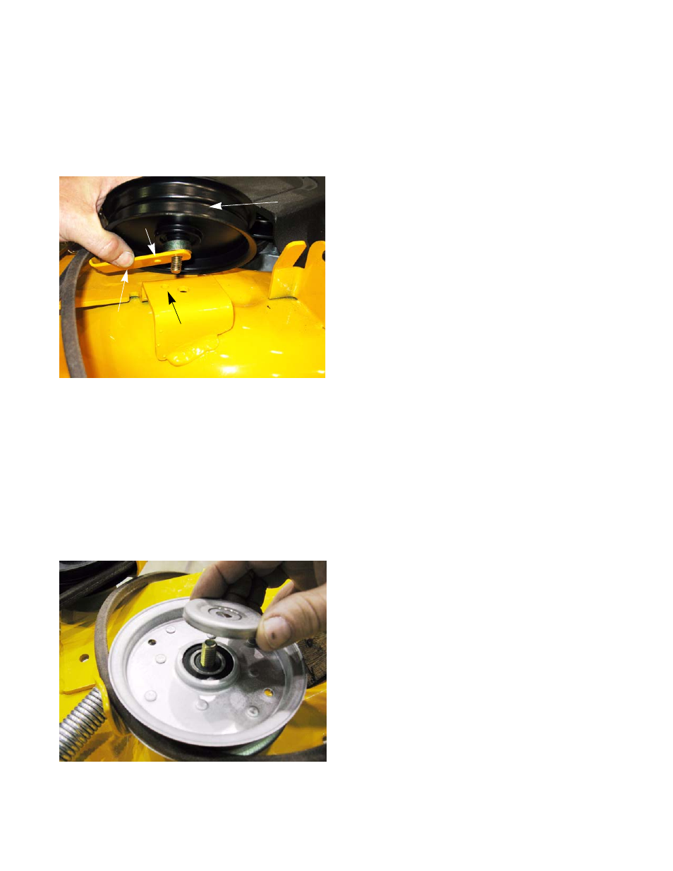 Idler pulleys | Cub Cadet RZT-S Series User Manual | Page 115 / 136
