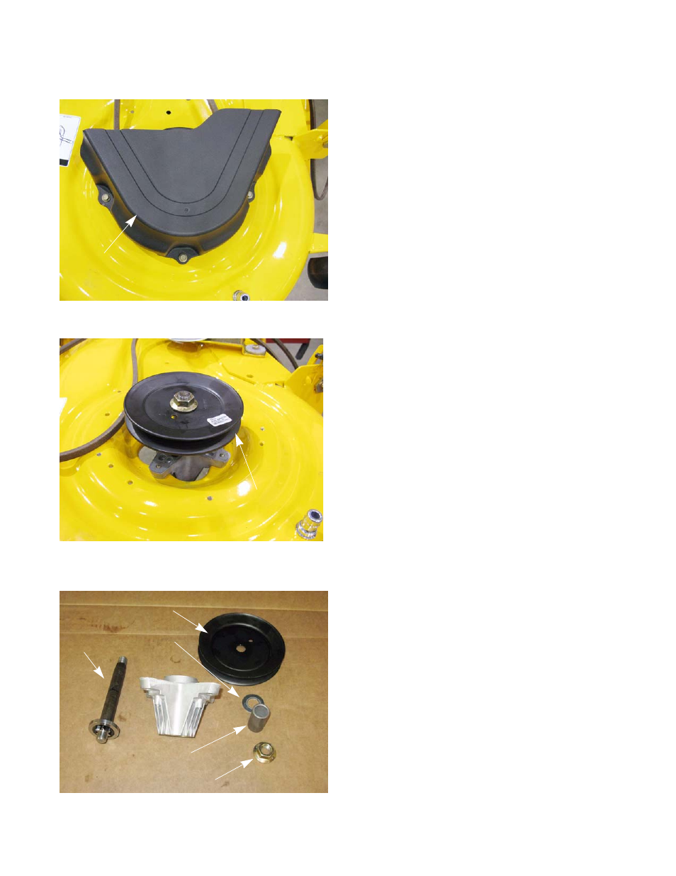 Spindle shafts | Cub Cadet RZT-S Series User Manual | Page 117 / 136