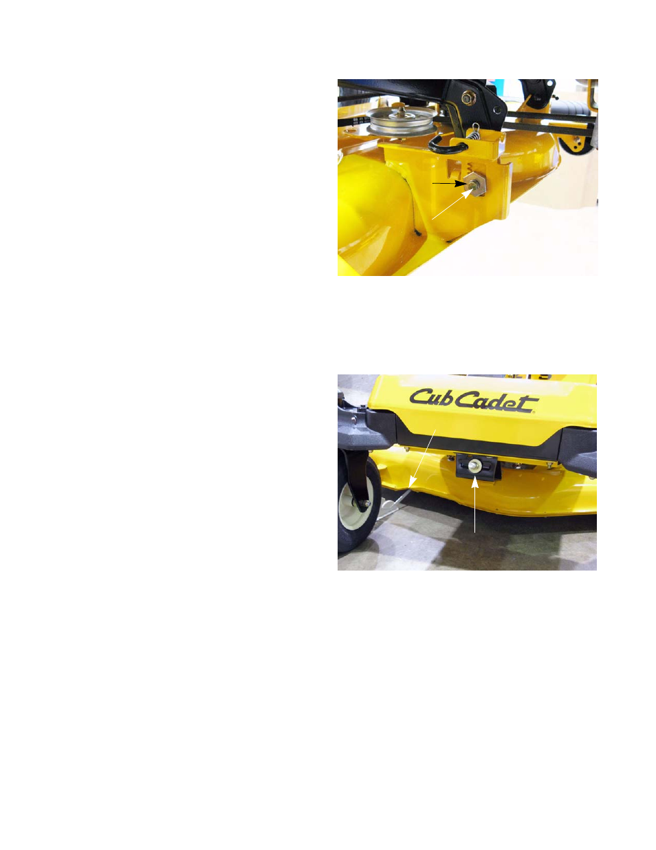 Front to rear (pitch) leveling | Cub Cadet RZT-S Series User Manual | Page 122 / 136