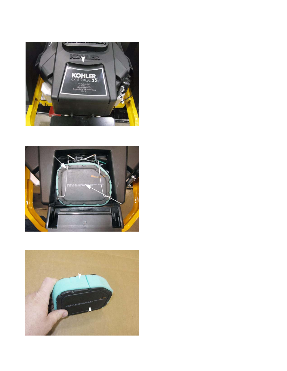 Air filter | Cub Cadet RZT-S Series User Manual | Page 129 / 136