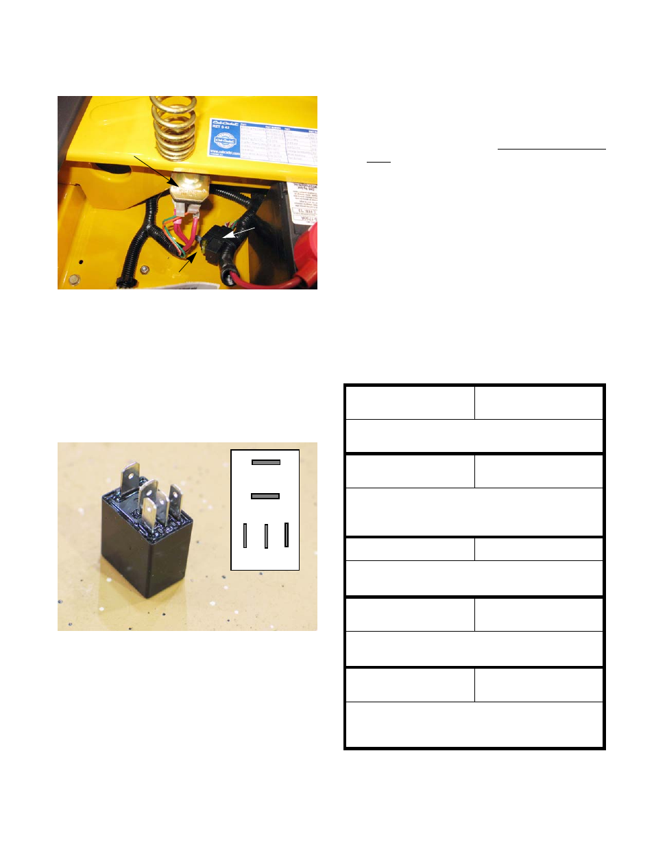 Starter solenoid, Pto relay | Cub Cadet RZT-S Series User Manual | Page 71 / 136