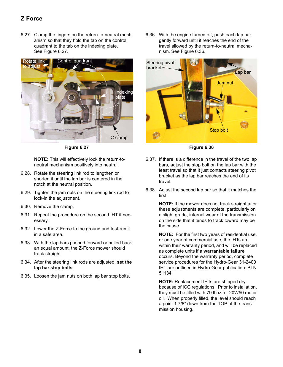 Z force | Cub Cadet Z-Force Series User Manual | Page 12 / 34