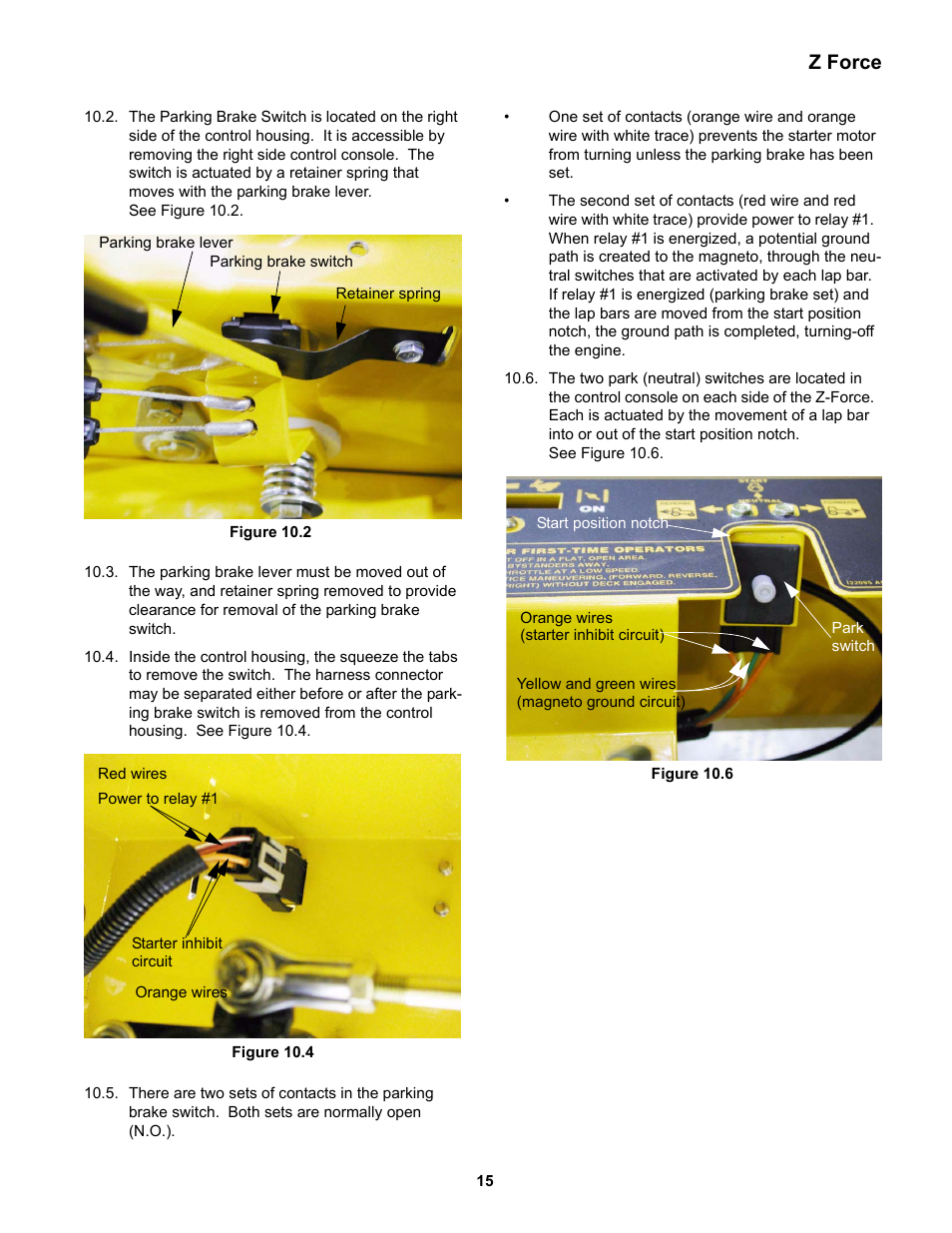 Z force | Cub Cadet Z-Force Series User Manual | Page 19 / 34