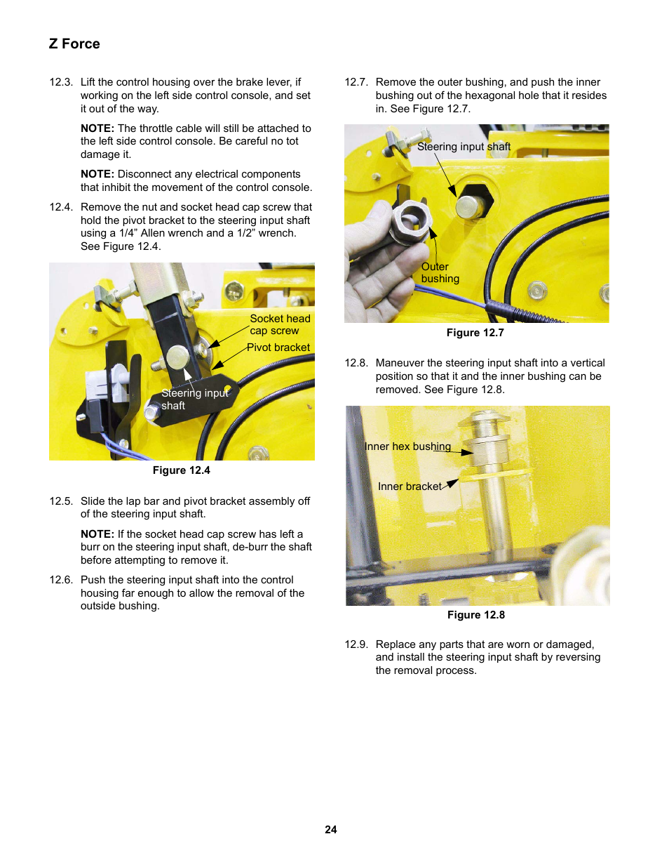 Z force | Cub Cadet Z-Force Series User Manual | Page 28 / 34