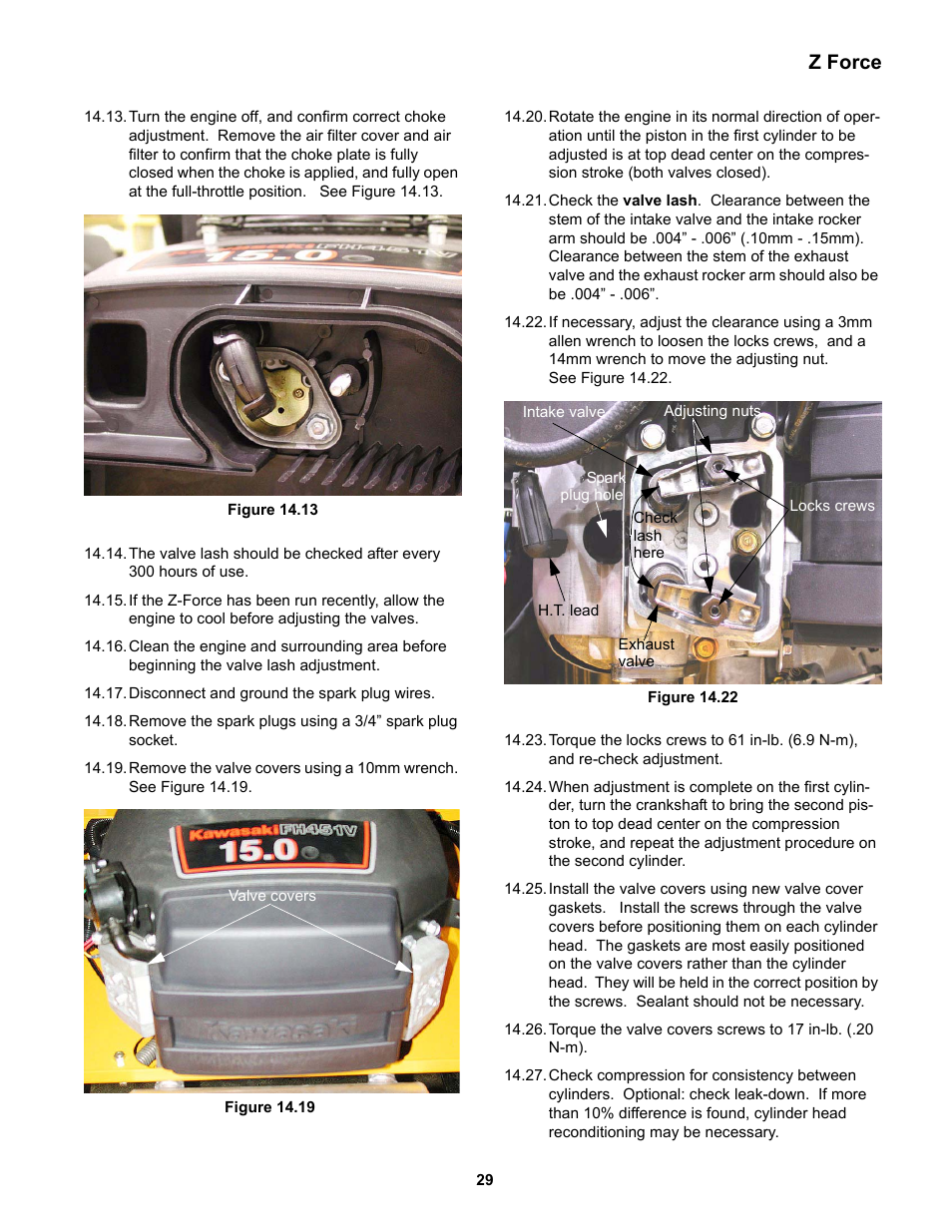 Z force | Cub Cadet Z-Force Series User Manual | Page 33 / 34