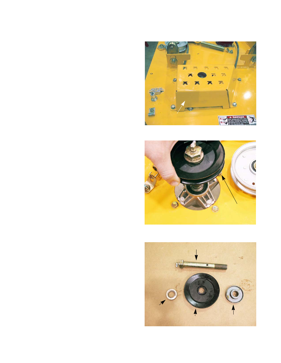 Spindle pulleys and spindle shafts | Cub Cadet Z-Force S Series User Manual | Page 150 / 168