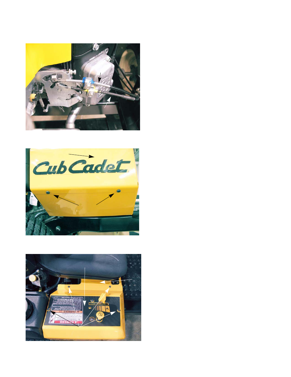 Right control console | Cub Cadet Z-Force S Series User Manual | Page 29 / 168