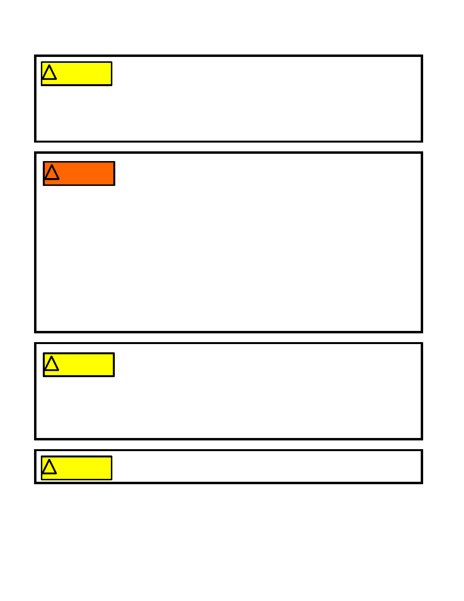 Caution, Warning, Warning ! caution ! caution | Cub Cadet RZT-S Zero Electric User Manual | Page 6 / 156