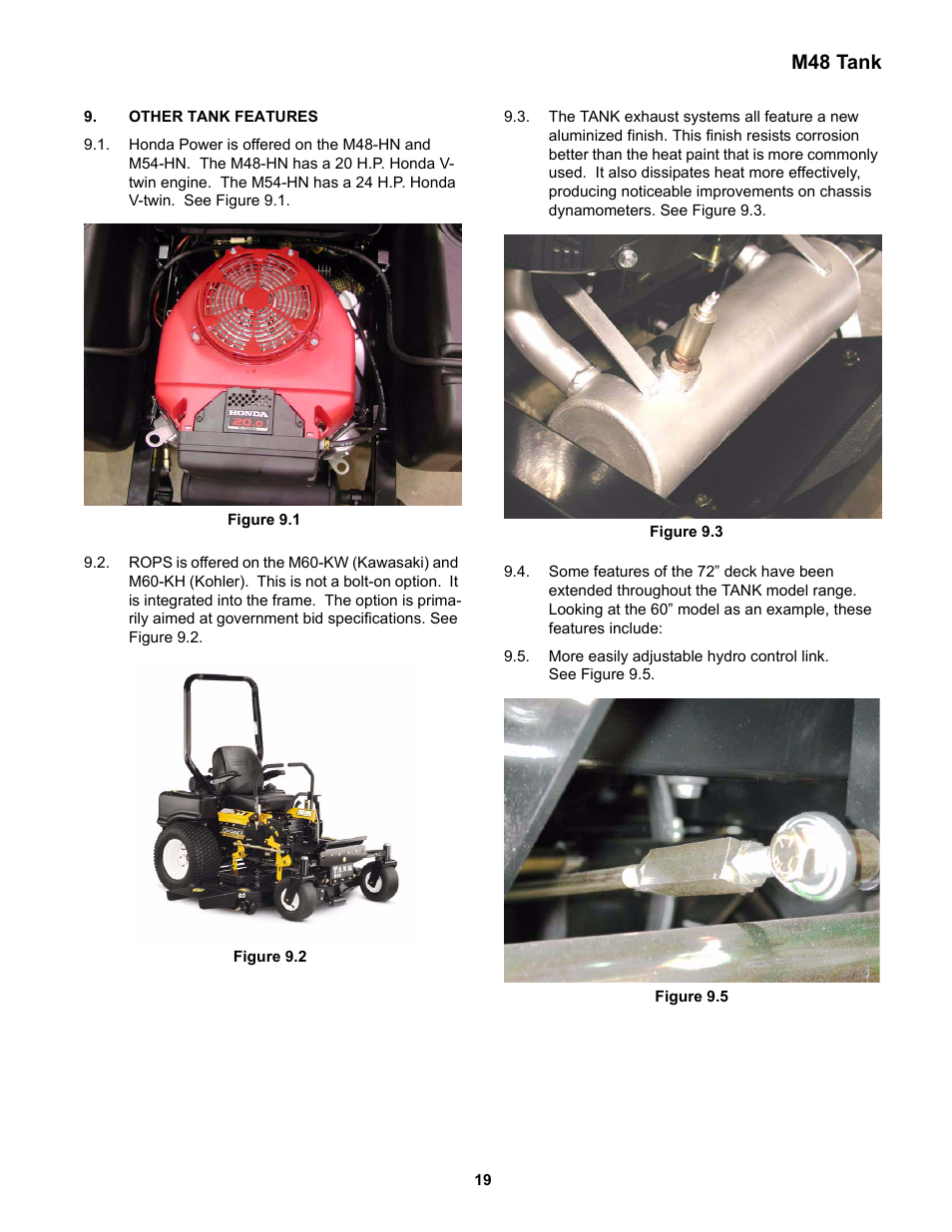 Other tank features, M48 tank | Cub Cadet MMZ Rider User Manual | Page 61 / 64