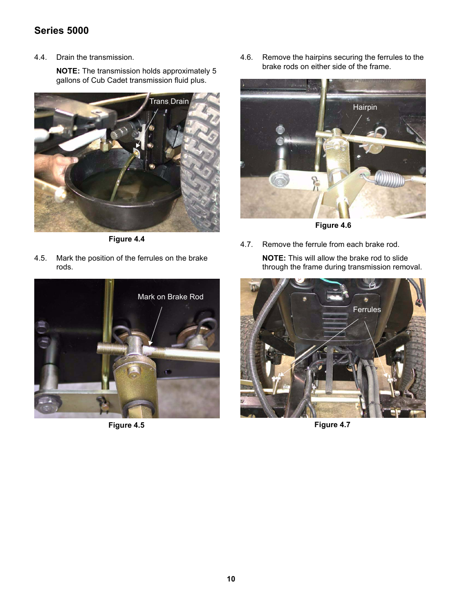 Series 5000 | Cub Cadet 5000 Series User Manual | Page 14 / 28