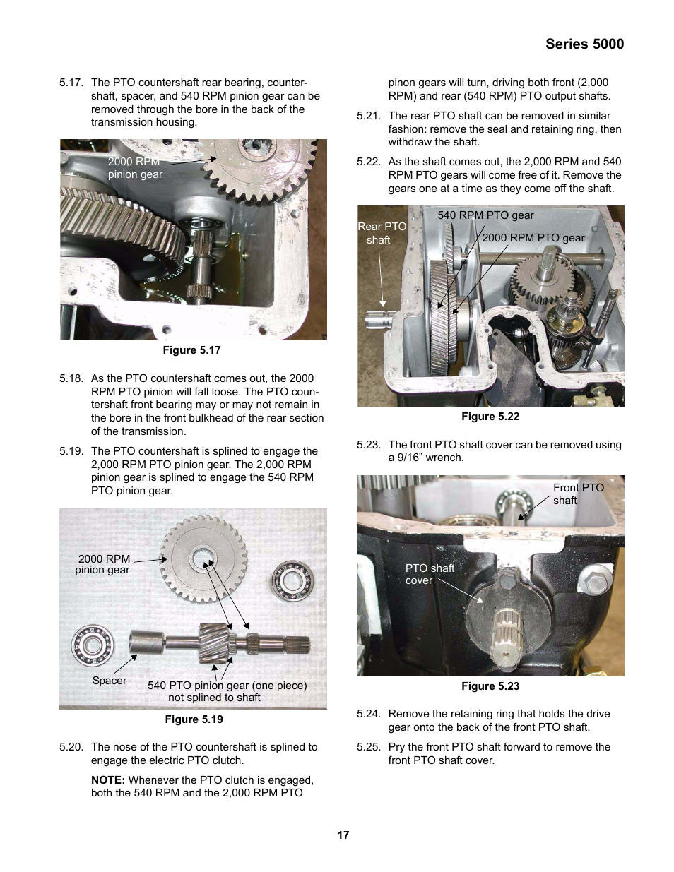 Series 5000 | Cub Cadet 5000 Series User Manual | Page 21 / 28