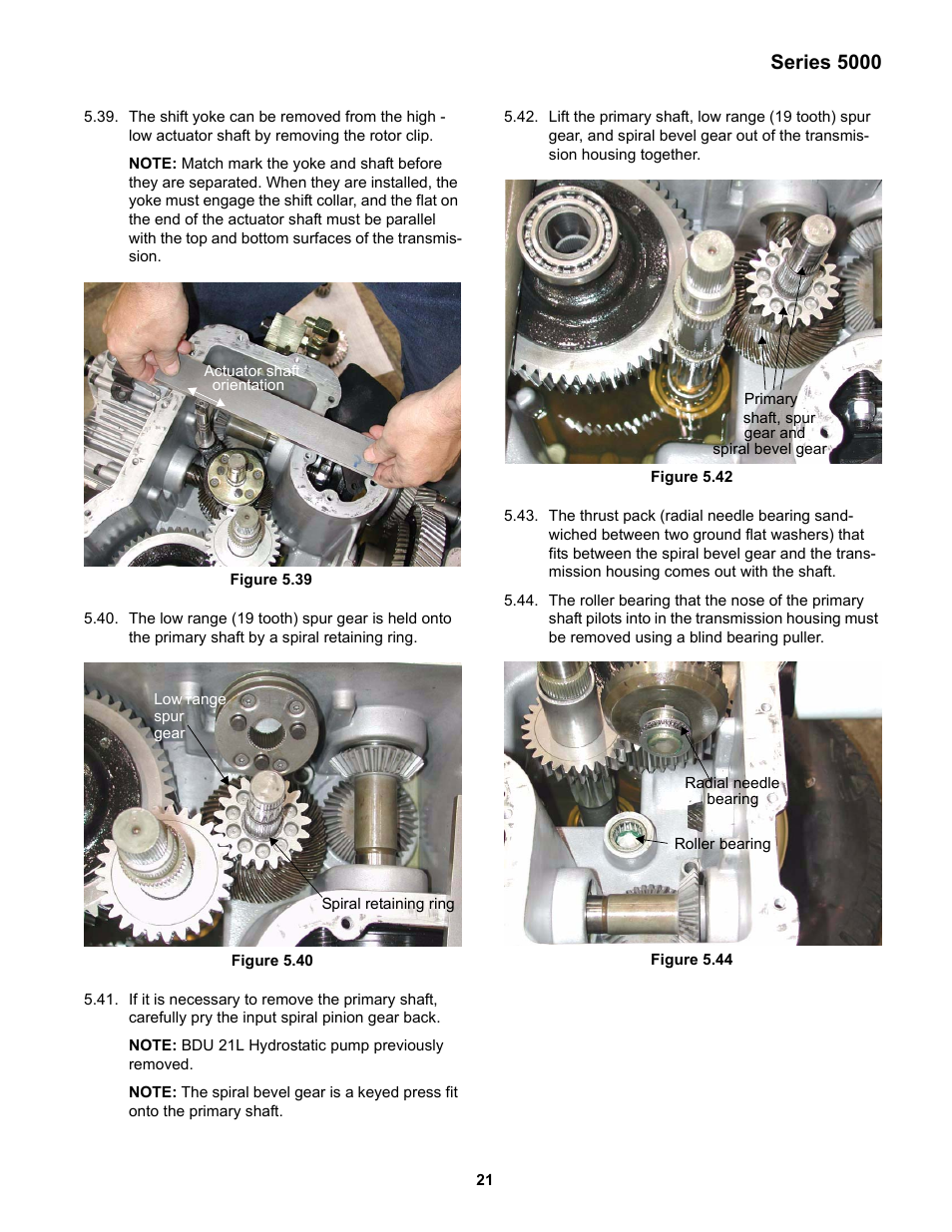 Series 5000 | Cub Cadet 5000 Series User Manual | Page 25 / 28