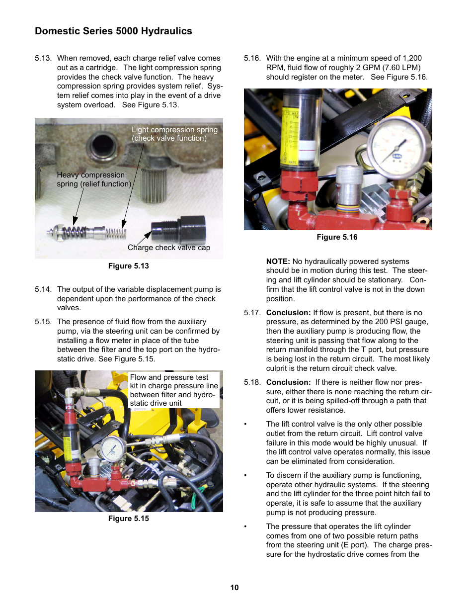 Domestic series 5000 hydraulics | Cub Cadet 5000 Series User Manual | Page 14 / 96