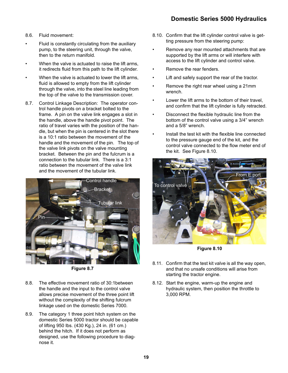 Domestic series 5000 hydraulics | Cub Cadet 5000 Series User Manual | Page 23 / 96
