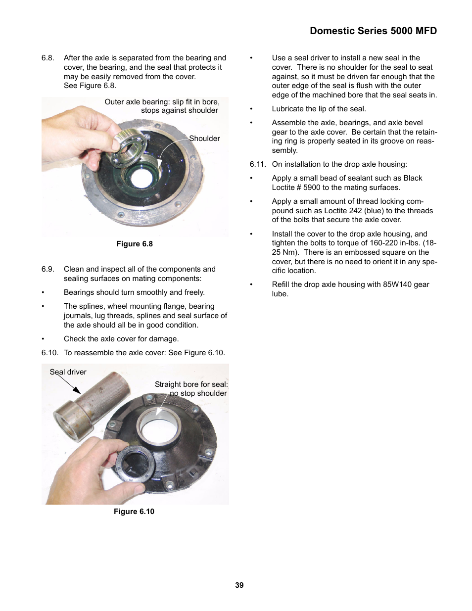 Domestic series 5000 mfd | Cub Cadet 5000 Series User Manual | Page 43 / 96