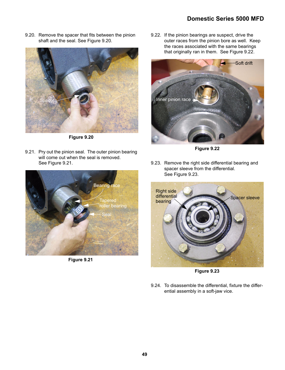 Domestic series 5000 mfd | Cub Cadet 5000 Series User Manual | Page 53 / 96