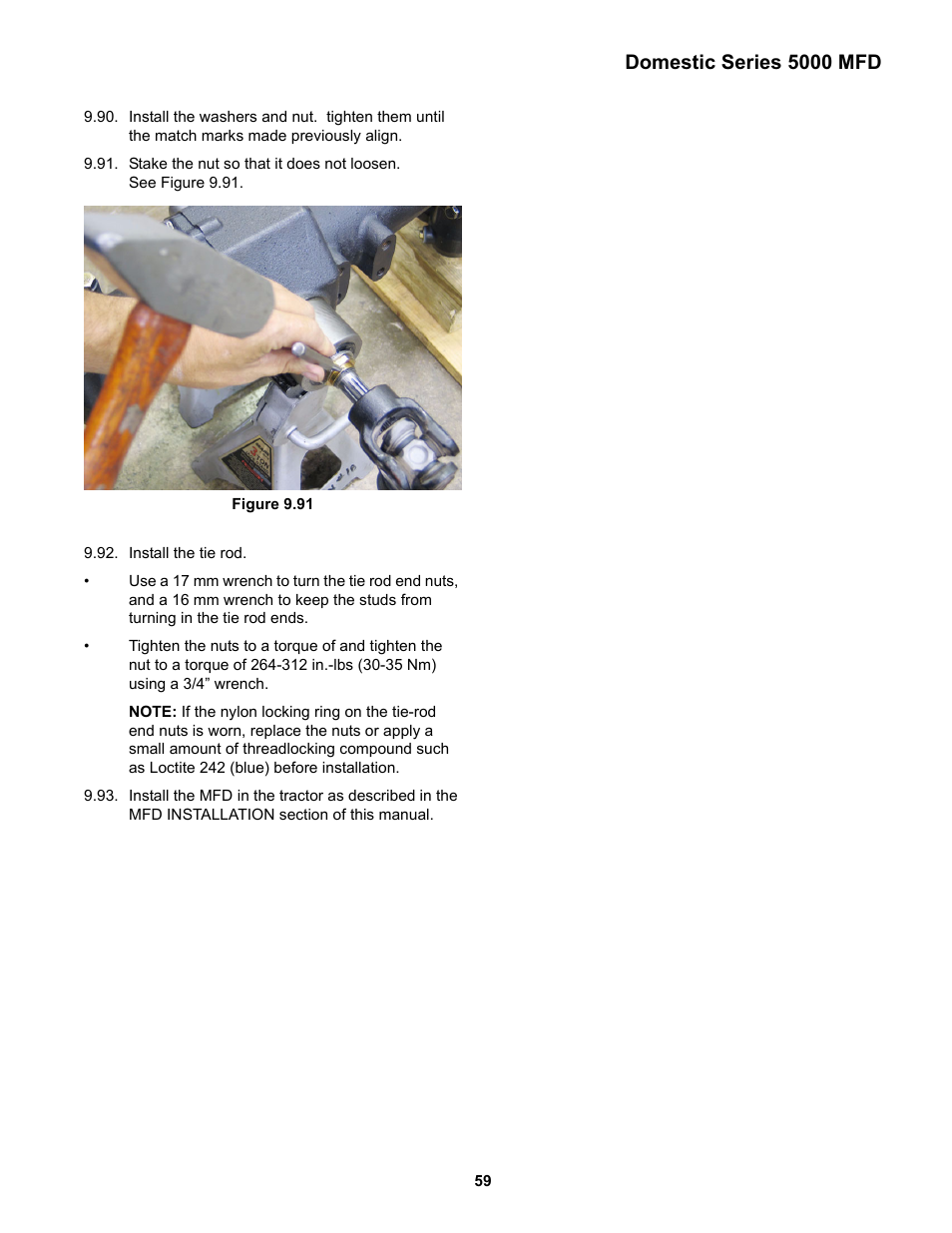 Domestic series 5000 mfd | Cub Cadet 5000 Series User Manual | Page 63 / 96