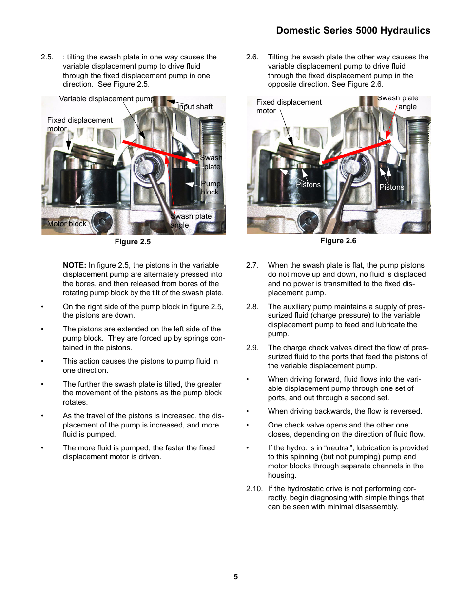 Domestic series 5000 hydraulics | Cub Cadet 5000 Series User Manual | Page 9 / 96