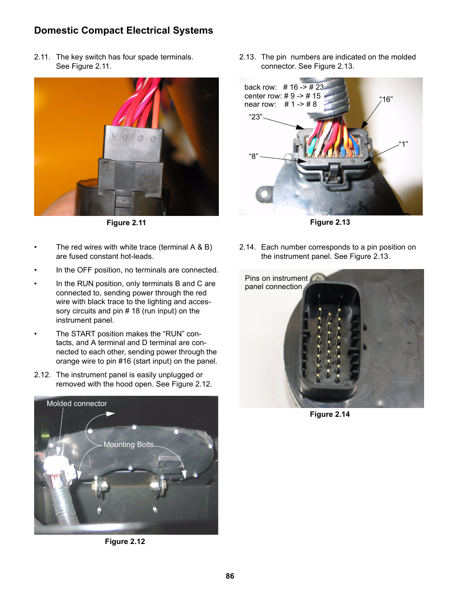 Domestic compact electrical systems | Cub Cadet 5000 Series User Manual | Page 90 / 96