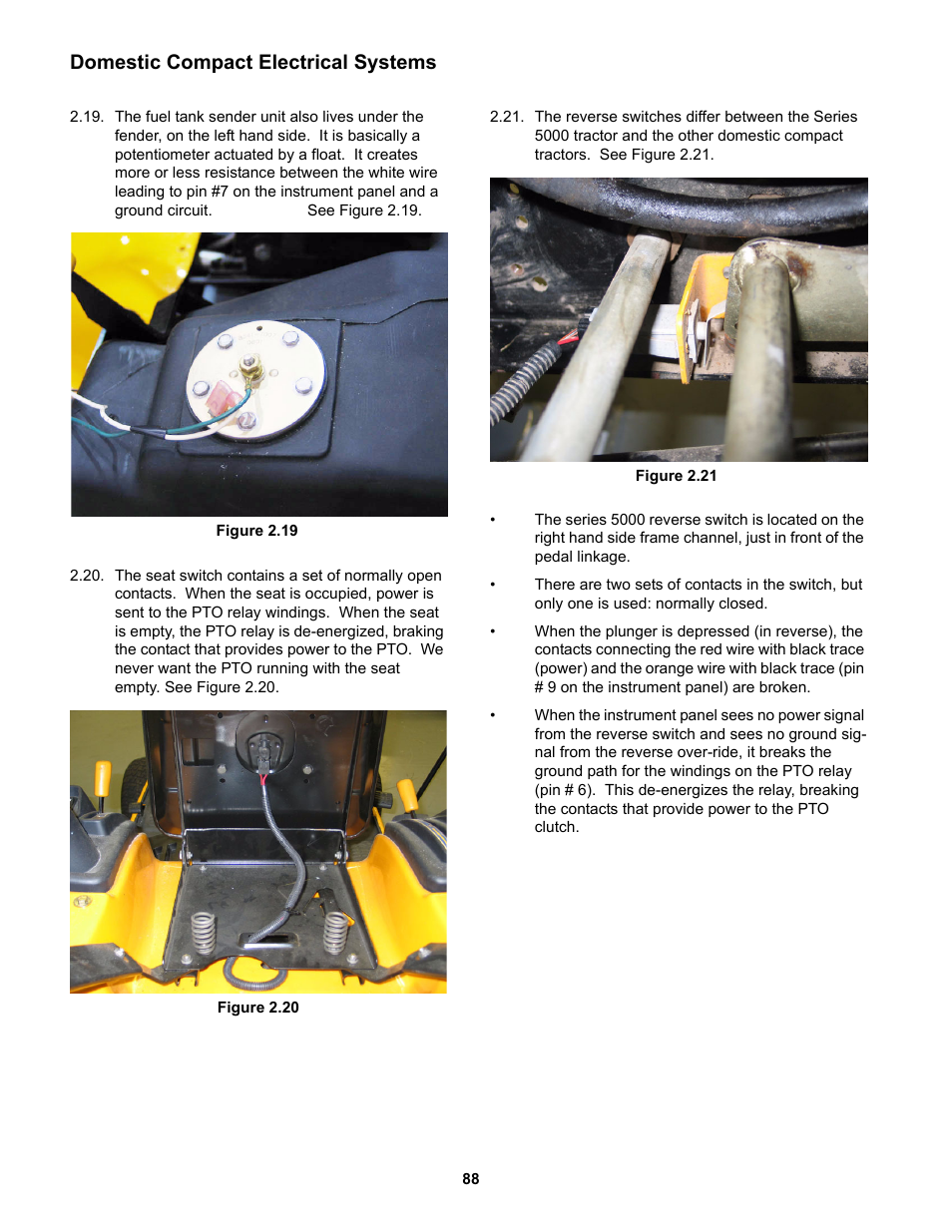 Domestic compact electrical systems | Cub Cadet 5000 Series User Manual | Page 92 / 96