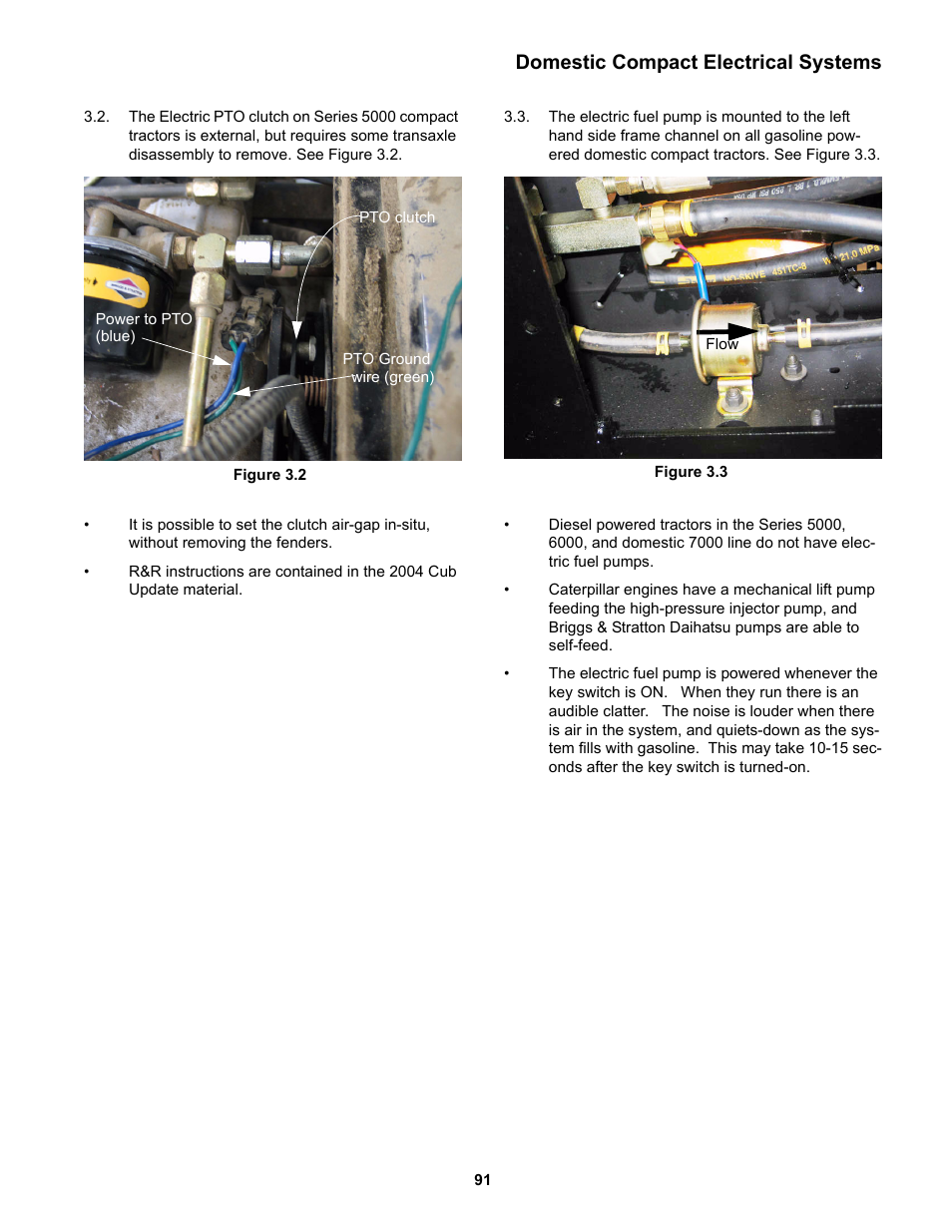 Domestic compact electrical systems | Cub Cadet 5000 Series User Manual | Page 95 / 96