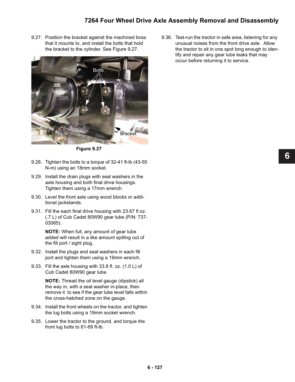 Cub Cadet 7000 Series User Manual | Page 101 / 110