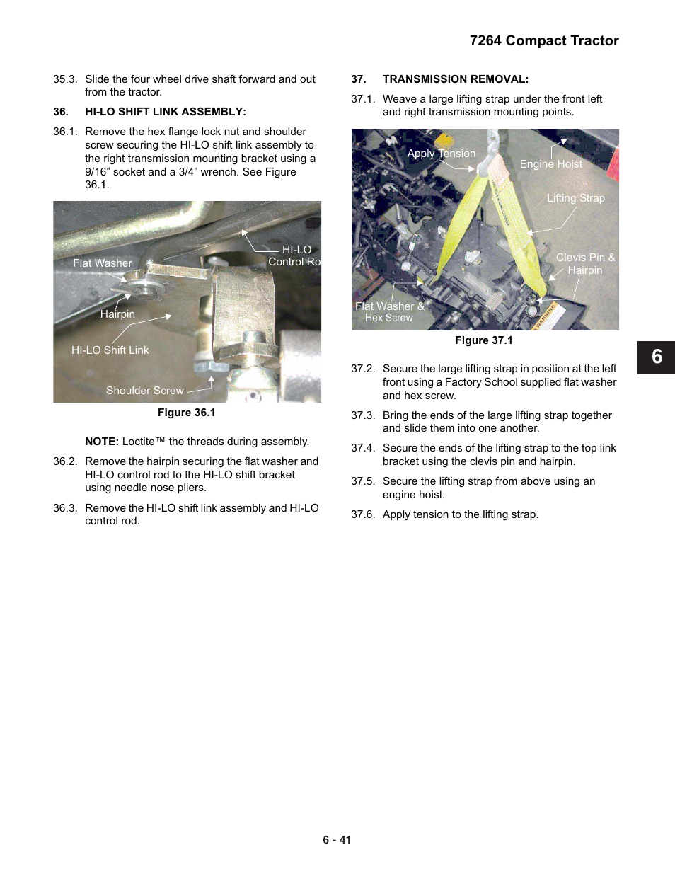 7264 compact tractor | Cub Cadet 7000 Series User Manual | Page 35 / 110