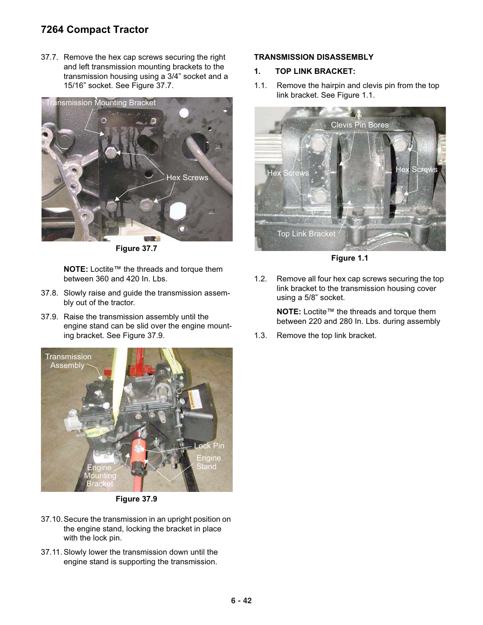 7264 compact tractor | Cub Cadet 7000 Series User Manual | Page 36 / 110