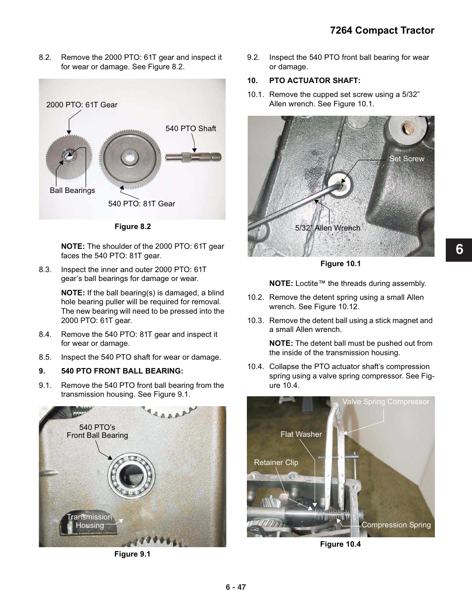 7264 compact tractor | Cub Cadet 7000 Series User Manual | Page 41 / 110