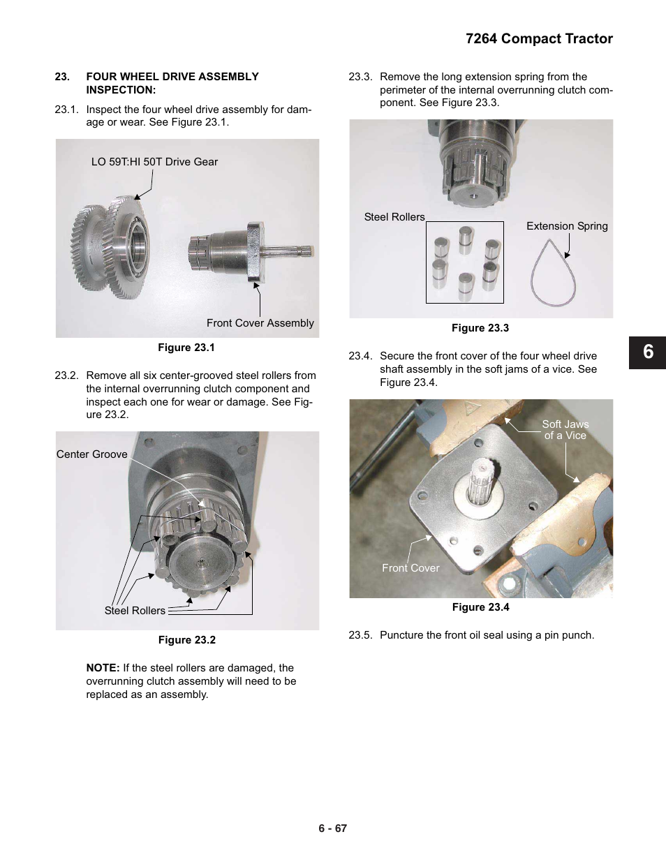 7264 compact tractor | Cub Cadet 7000 Series User Manual | Page 61 / 110