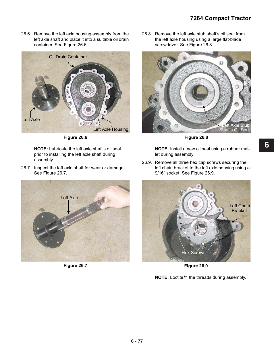 7264 compact tractor | Cub Cadet 7000 Series User Manual | Page 71 / 110