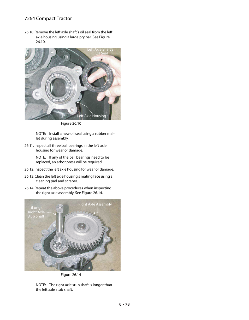 7264 compact tractor | Cub Cadet 7000 Series User Manual | Page 72 / 110