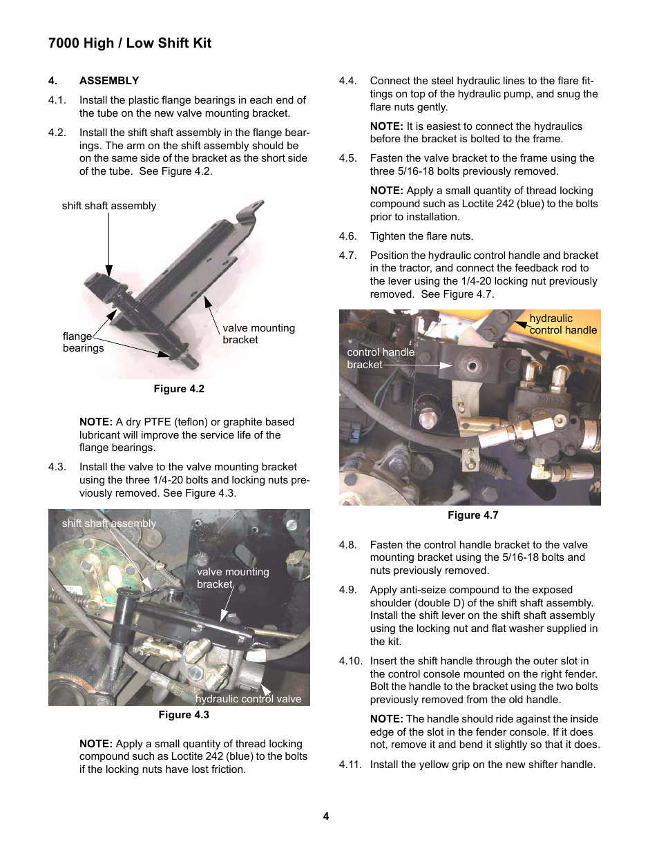 Assembly, 7000 high / low shift kit | Cub Cadet 7000 Domestic Hi/Lo Shift User Manual | Page 8 / 13