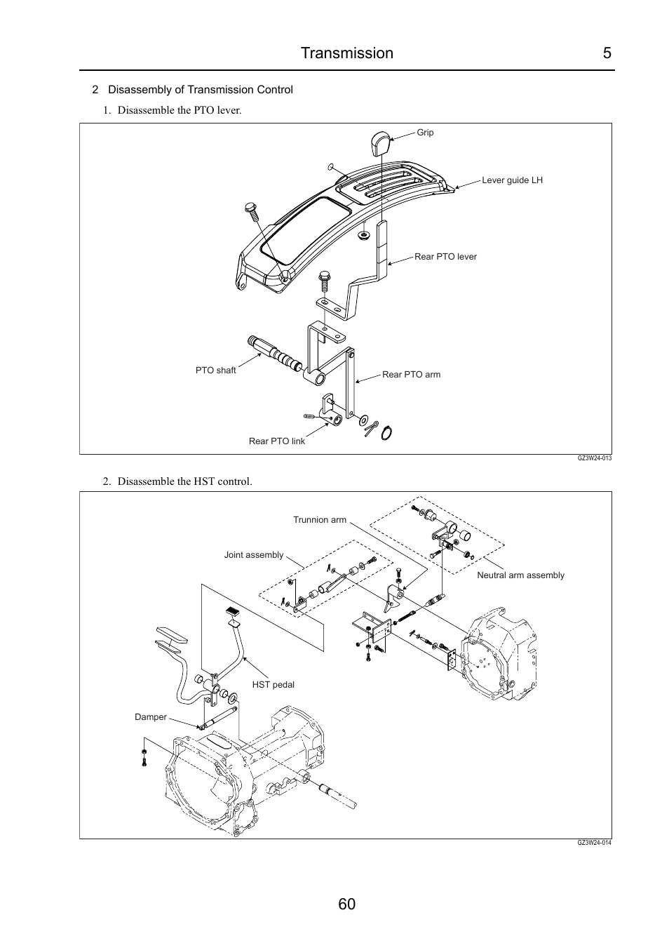 Transmission 5 60 | Cub Cadet 7532 User Manual | Page 101 / 232