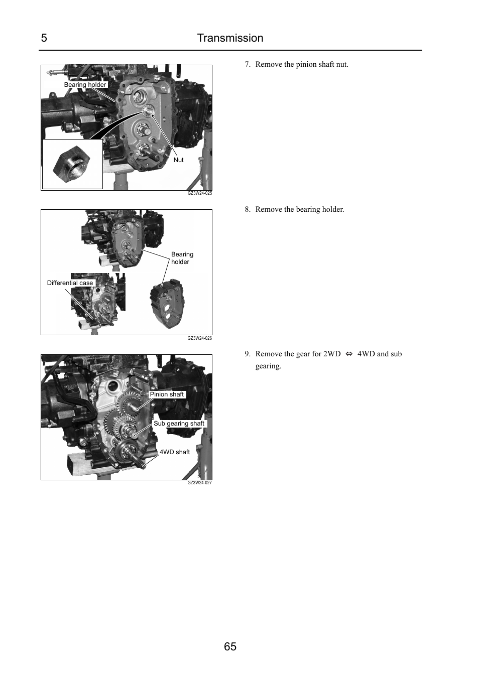 5transmission 65 | Cub Cadet 7532 User Manual | Page 106 / 232