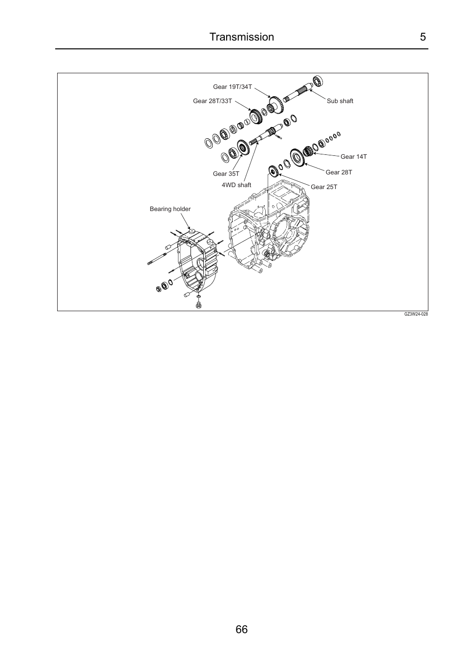 Transmission 5 66 | Cub Cadet 7532 User Manual | Page 107 / 232