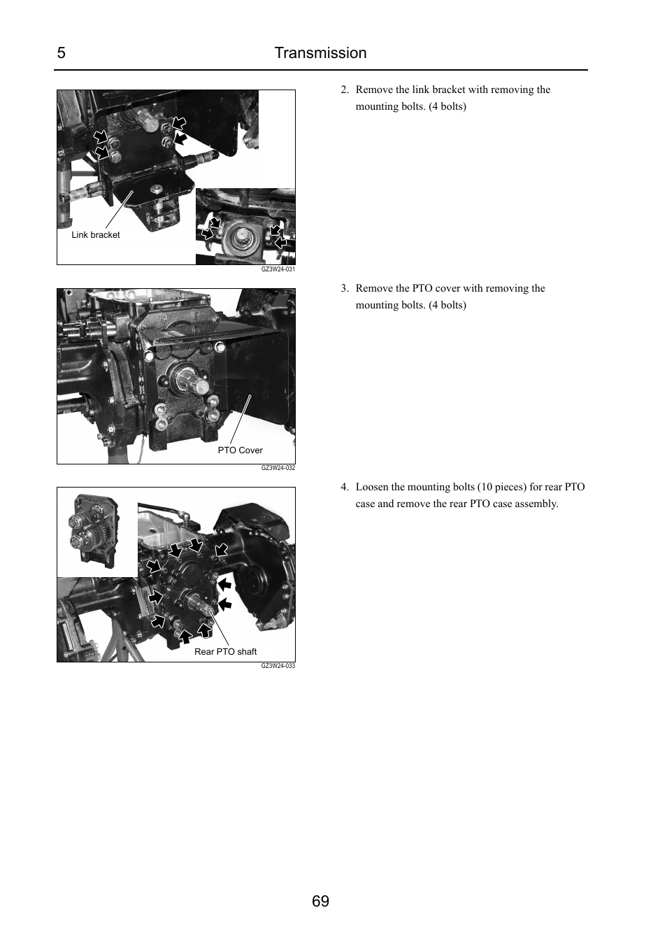 5transmission 69 | Cub Cadet 7532 User Manual | Page 110 / 232