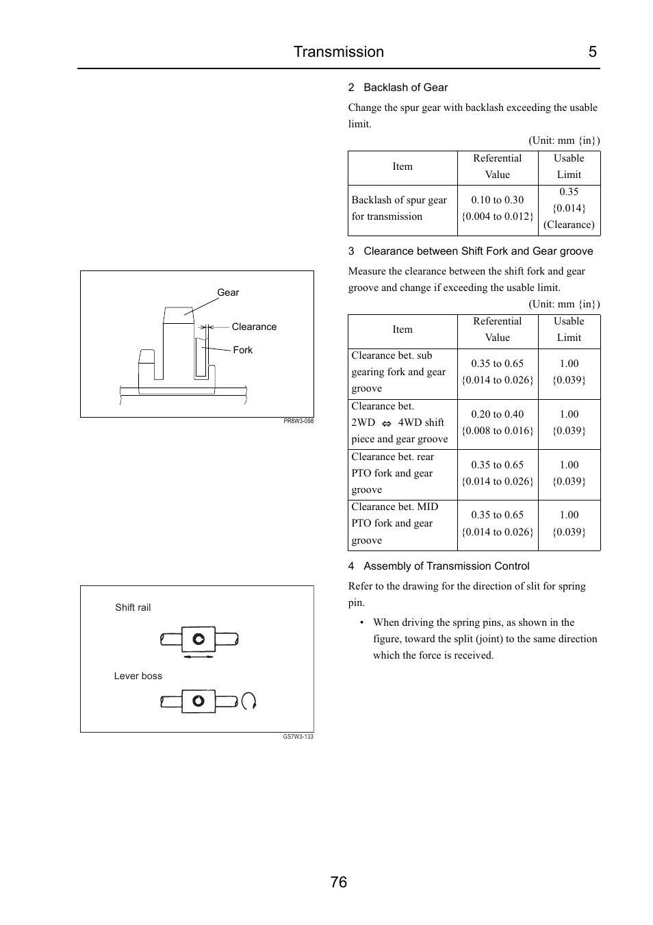 Transmission 5 76 | Cub Cadet 7532 User Manual | Page 117 / 232