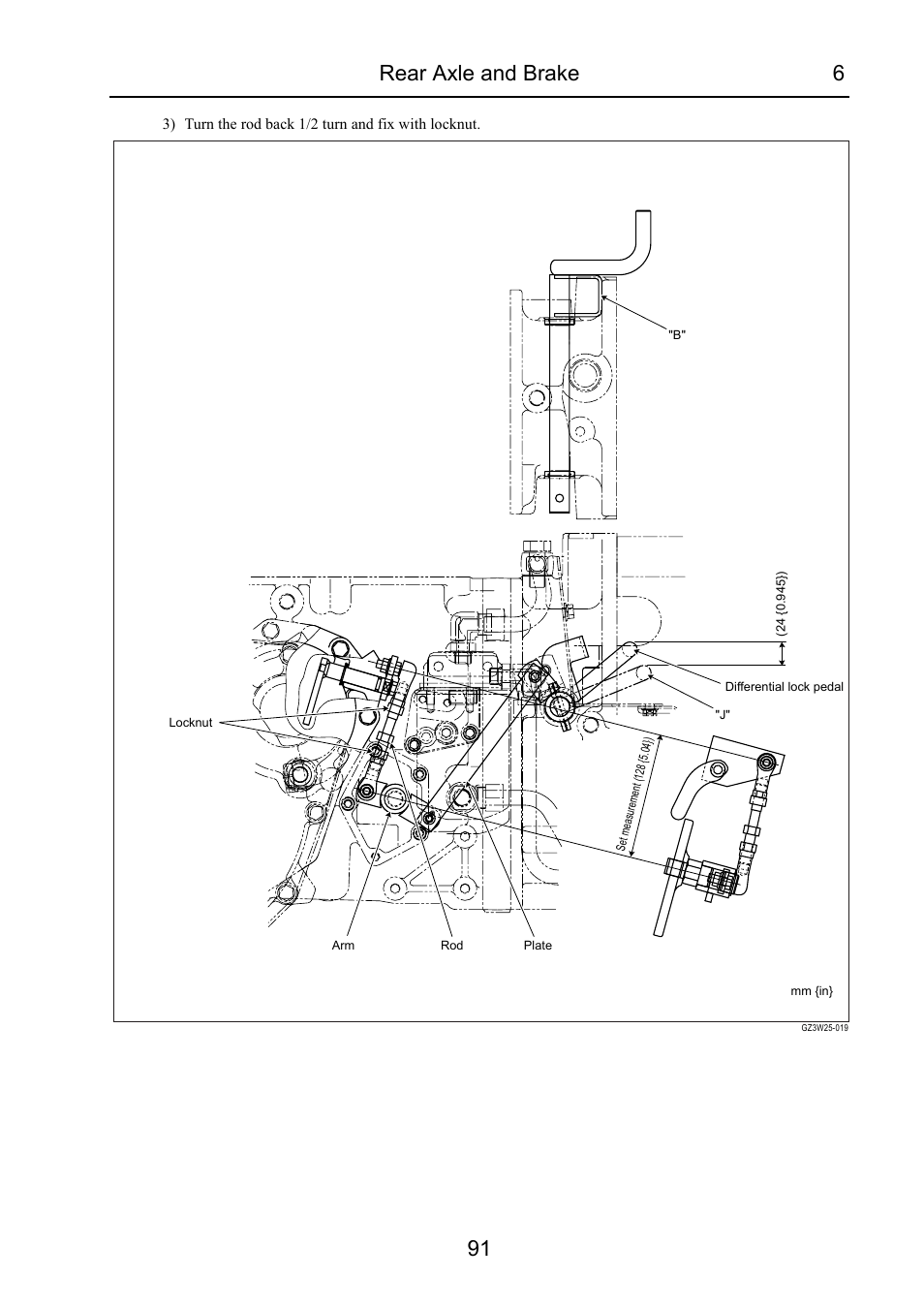 Rear axle and brake 6 91 | Cub Cadet 7532 User Manual | Page 133 / 232