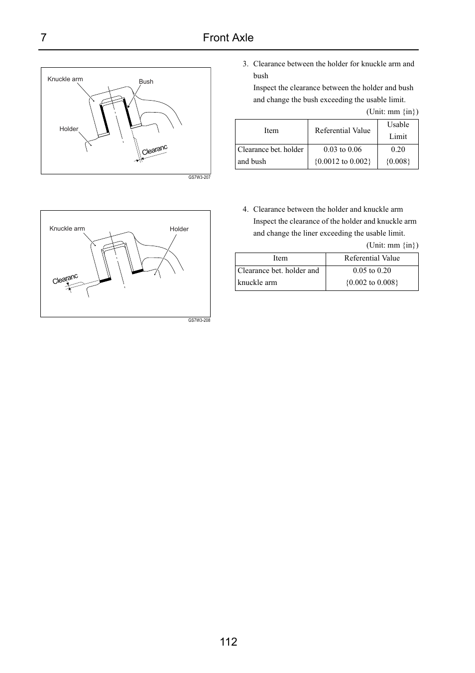 7front axle 112 | Cub Cadet 7532 User Manual | Page 154 / 232